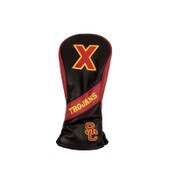 USC Trojans Black SC Interlock Heritage Wood #X Rescue Cover